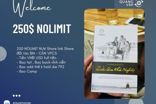 250 NOLIMIT NLM Share link Share đối tác BM - CÂN VPCS